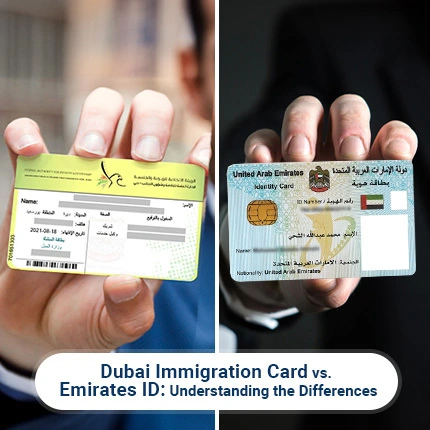 immigration card in Dubai